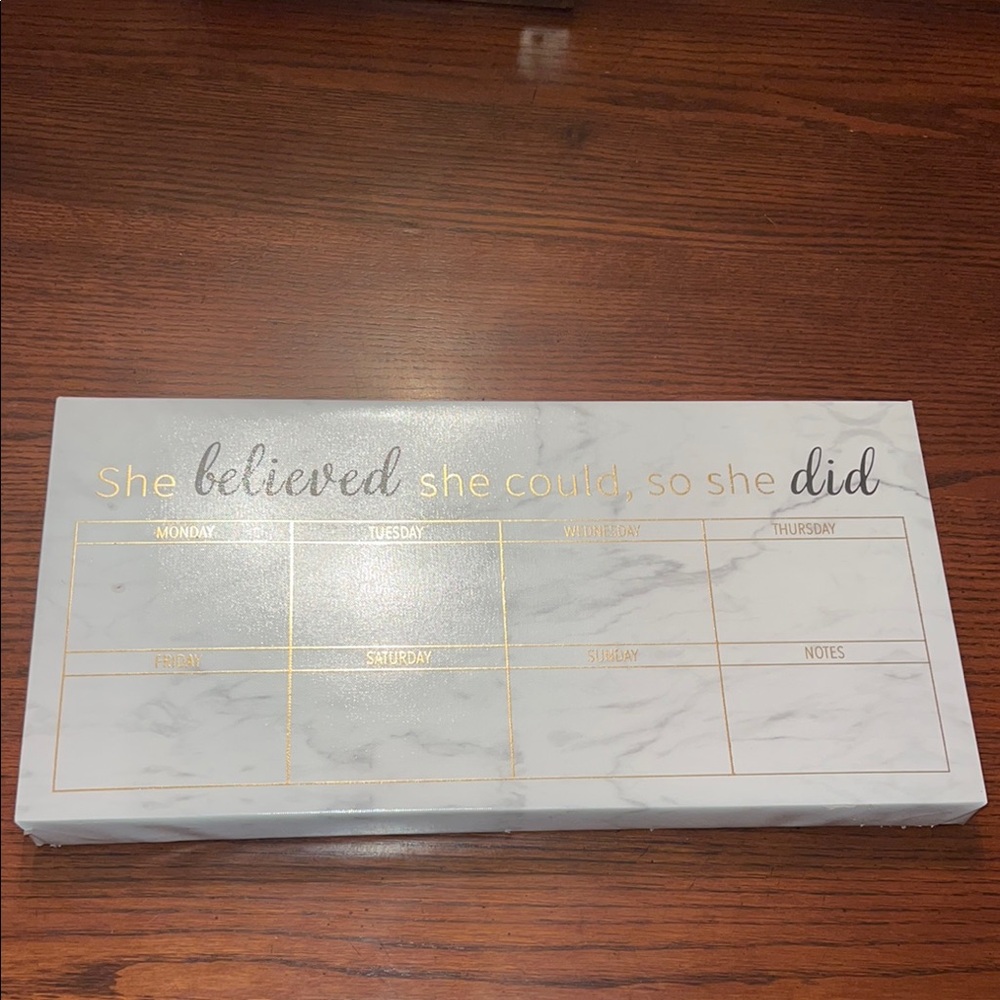 Dry Erase Weekly Planner Pad